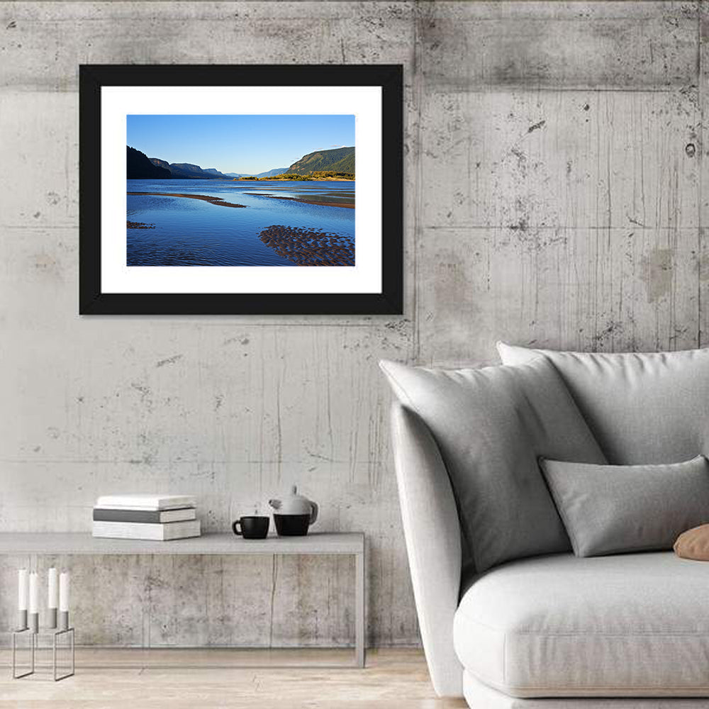 River Gorge Landscape Wall Art in a room, landscape