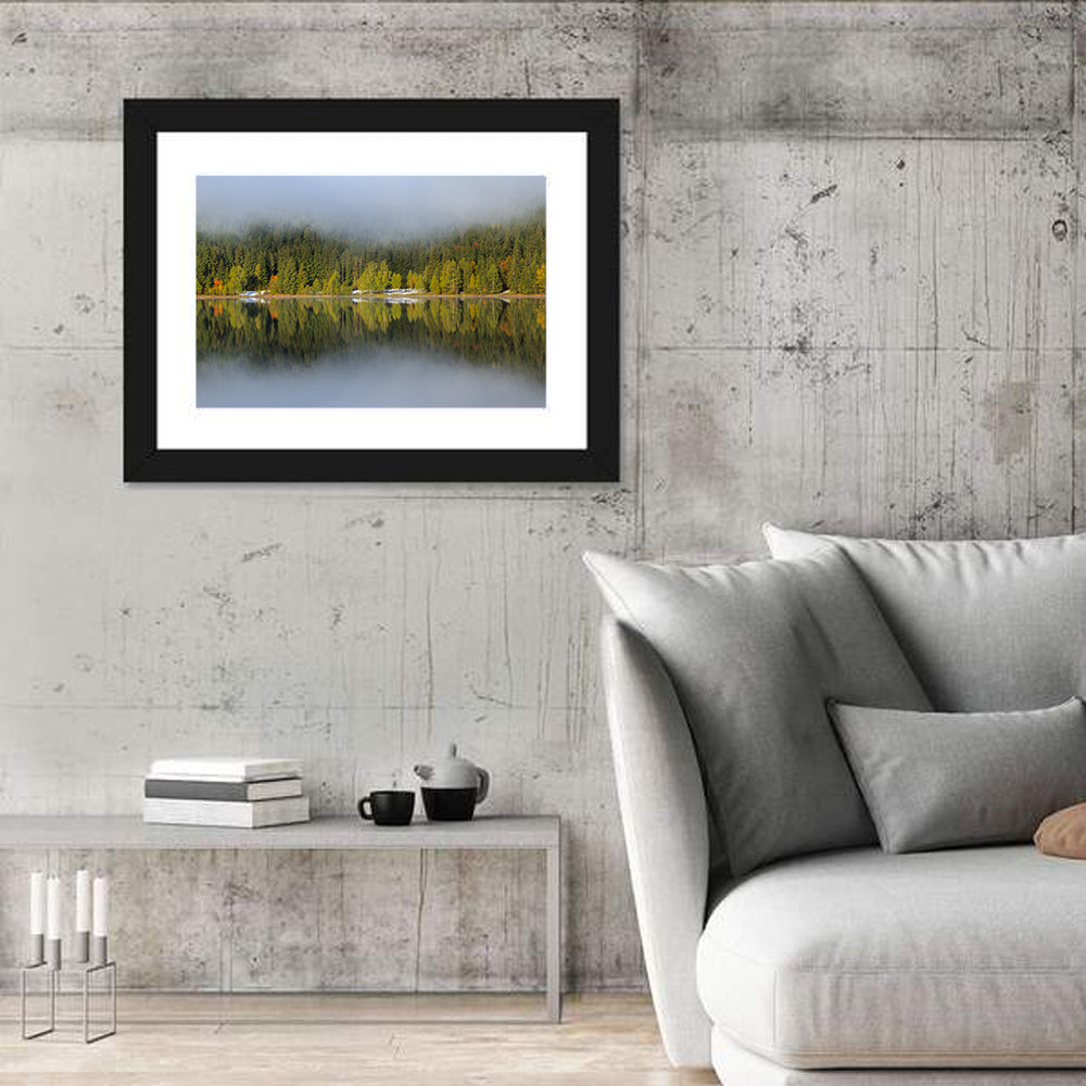 Saint Anna Lake Misty Reflection Wall Art