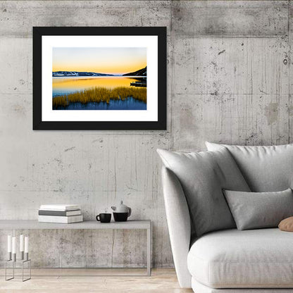 Lapland Lake Sunrise Wall Art
