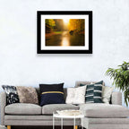 Misty Mountain River Wall Art