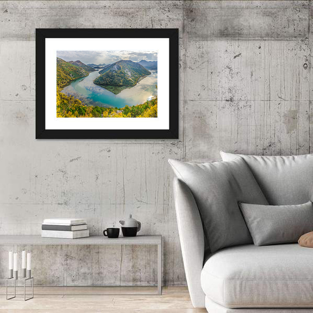 Rijeka Crnojevića Bend, Lake Skadar Wall Art
