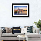 Nashville Skyline Over the Cumberland River Wall Art