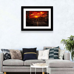 Apocalyptic Sunset Wall Art