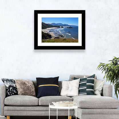 Cannon Beach Morning Shoreline Wall Art