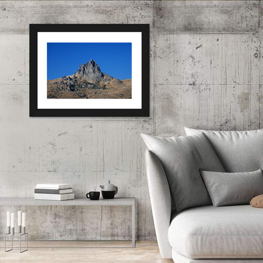 Besh Barmag Mountain Peak Wall Art in a room, landscape