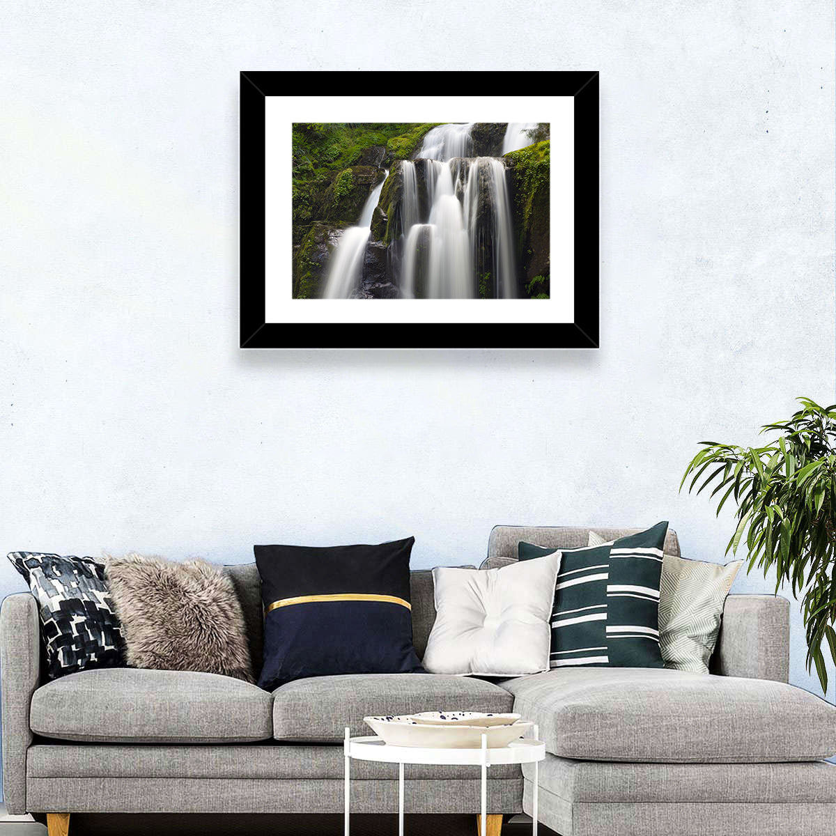 Mossy Kentucky Waterfall Wall Art