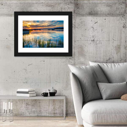 Folly River Sunset Reflection Wall Art