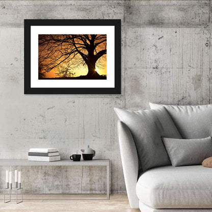 Willow Tree Sunset Wall Art