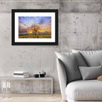 Sunflower Field at Sunset Wall Art