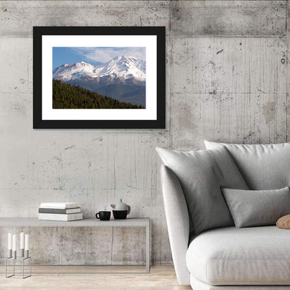 Mount Shasta Snow Peaks Wall Art