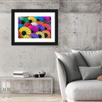 Vibrant Market Parasols Wall Art