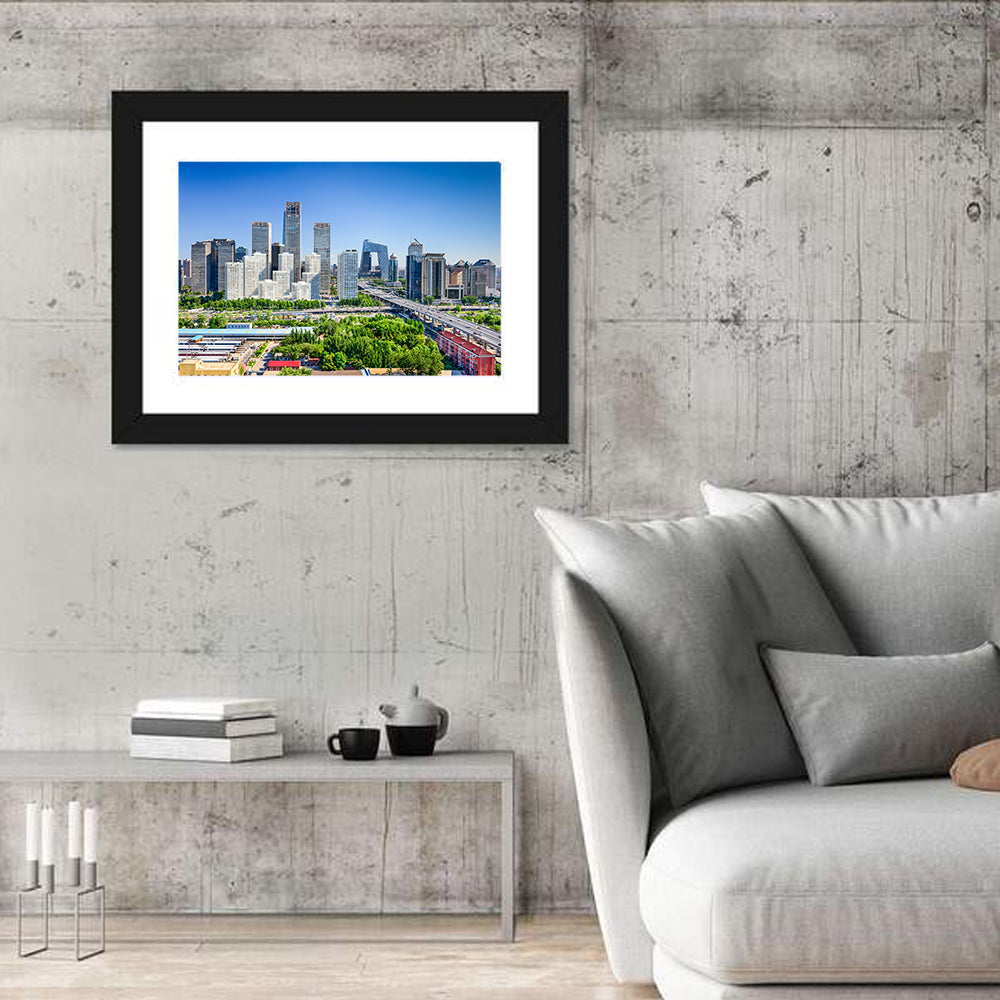 Beijing Cctv Headquarters Skyline Wall Art