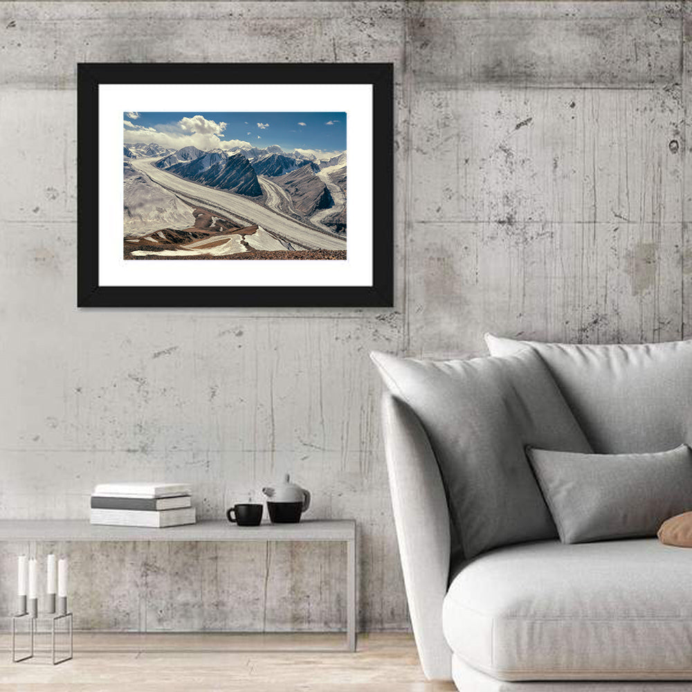 Fedchenko Glacier Vista Wall Art