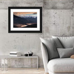 Banff Mountain Lake at Dusk Wall Art