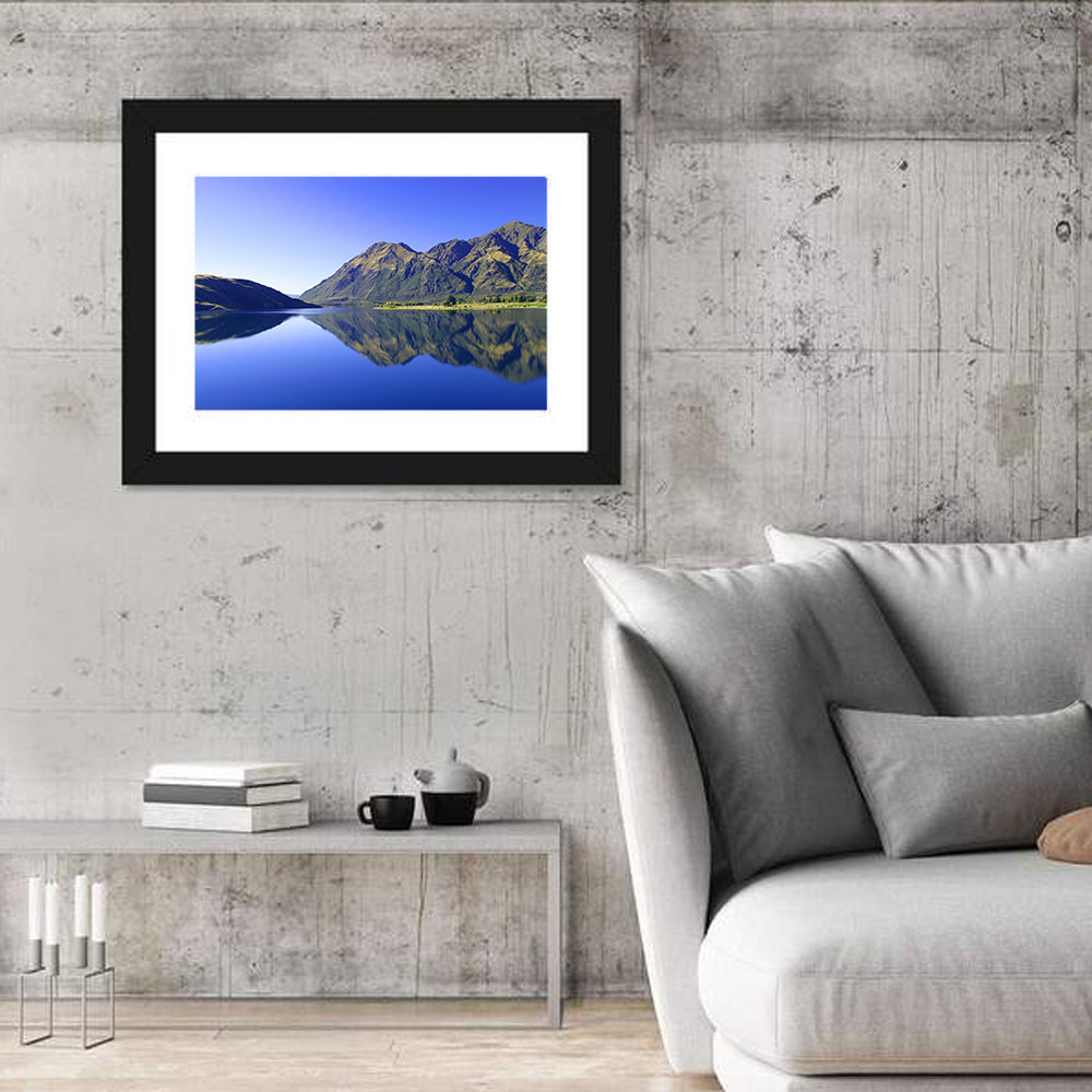 Lake Hawea Mirror Reflection Wall Art