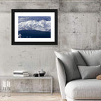 Lake Sevan Aerial Winter View Wall Art
