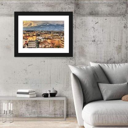 Vaduz Autumn Cityscape Wall Art