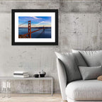 Golden Gate Bridge at Golden Hour Wall Art