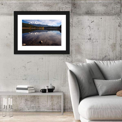 Mount Shasta Reflection at Lake Siskiyou Wall Art