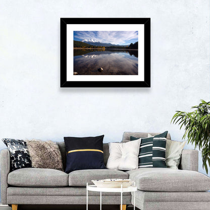 Mount Shasta Reflection at Lake Siskiyou Wall Art