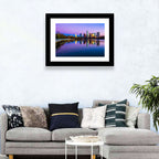Austin Skyline Reflection at Twilight Wall Art
