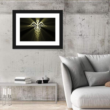 Medical Corps Caduceus Emblem Wall Art