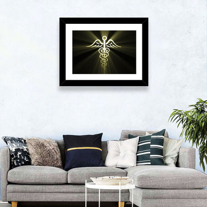 Medical Corps Caduceus Emblem Wall Art