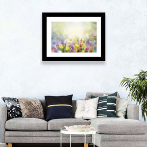 Blurred Floral Meadow Wall Art