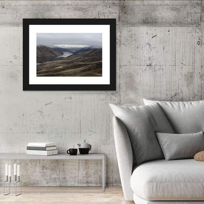 Snow-dusted Snake River Canyon Wall Art