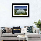 Lake Kivu Overcast Landscape Wall Art