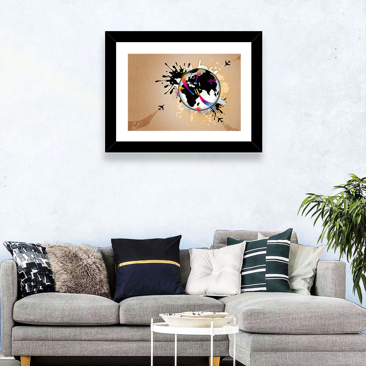 Global Travel Concept Wall Art
