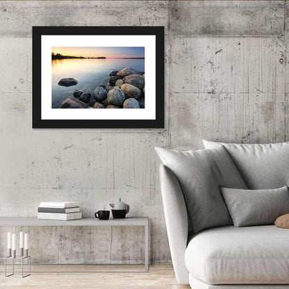Minnesota Lakeshore Sunset Wall Art