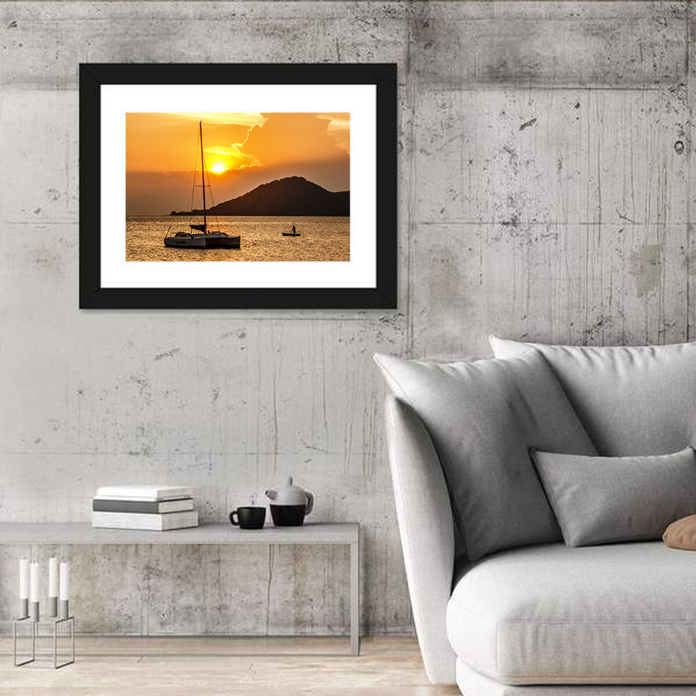 Mama Afrika Sunset, Lake Malawi Wall Art