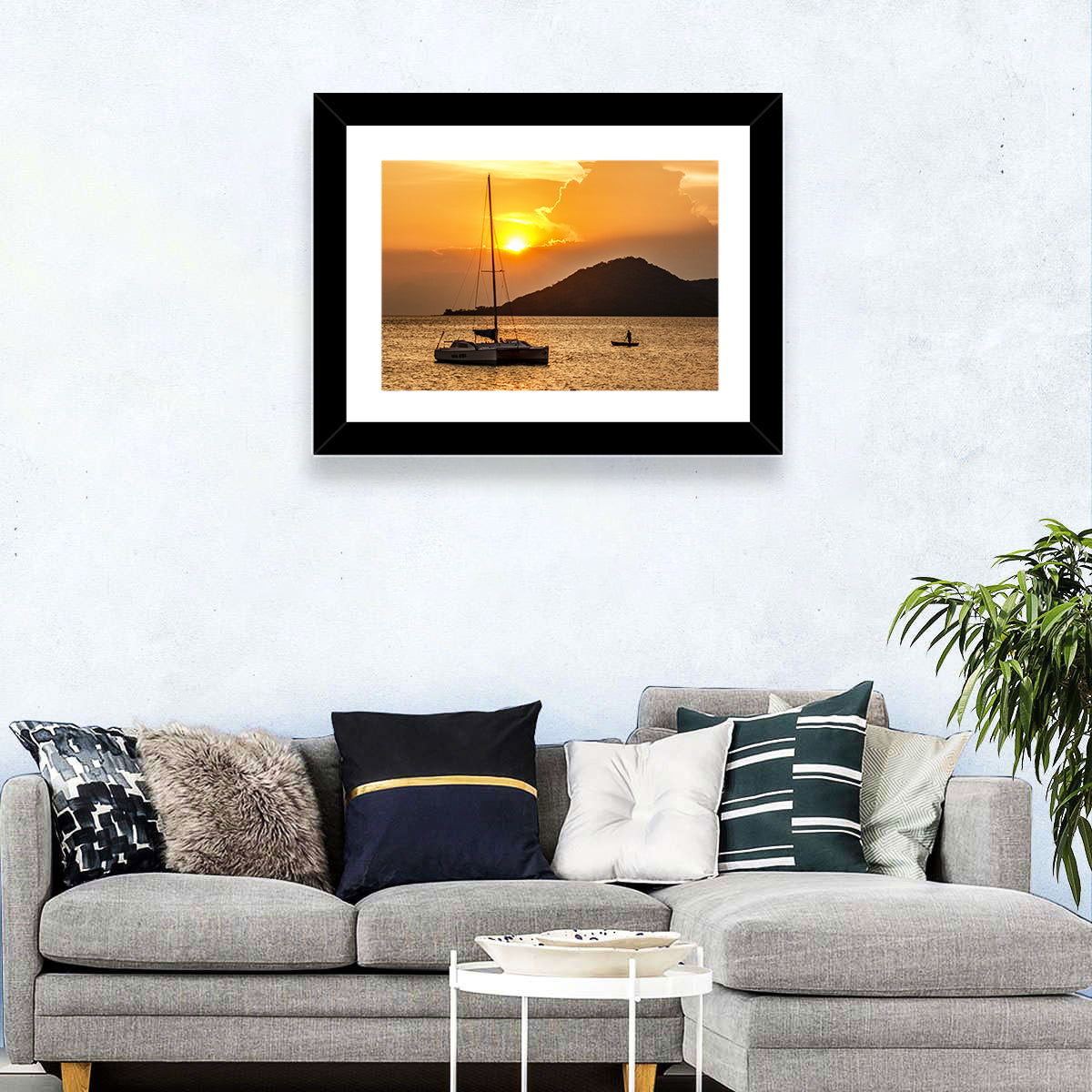 Mama Afrika Sunset, Lake Malawi Wall Art