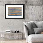 Sunset Ripples Abstract Wall Art