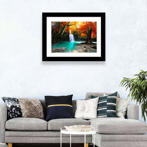 Tropical Waterfall Wall Art