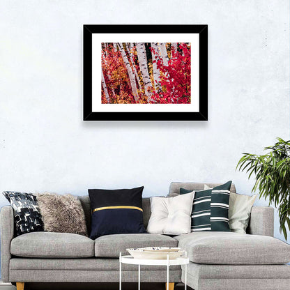 Autumn Trees Abstract Wall Art