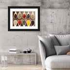 Ten Wooden Spoons of Spices Wall Art