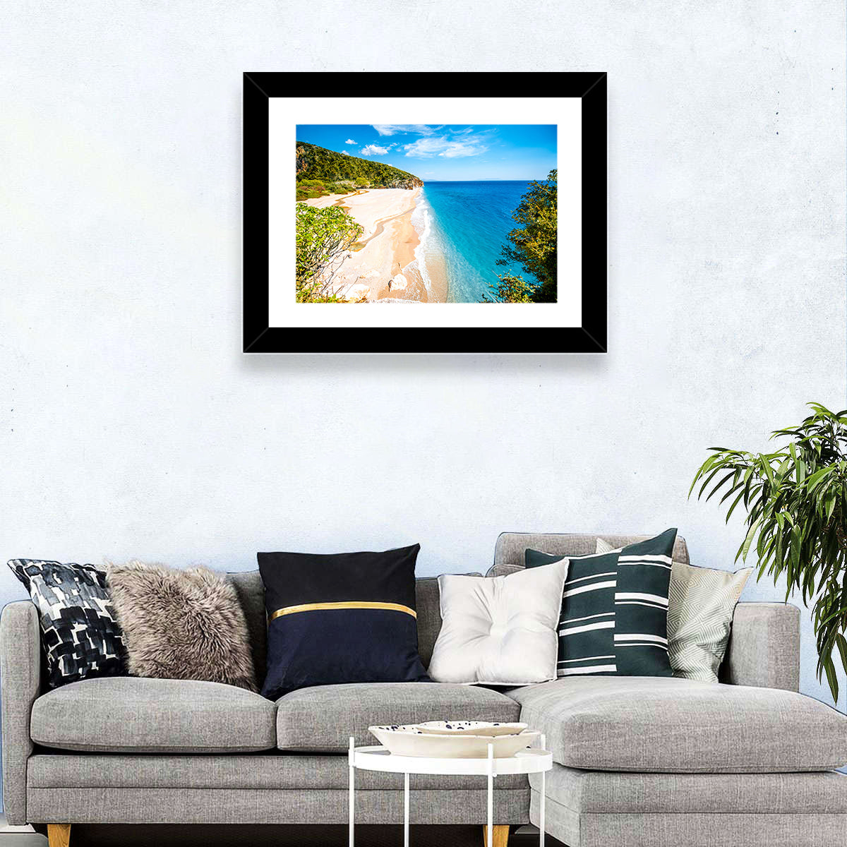 Mylopotamos Turquoise Beach Wall Art