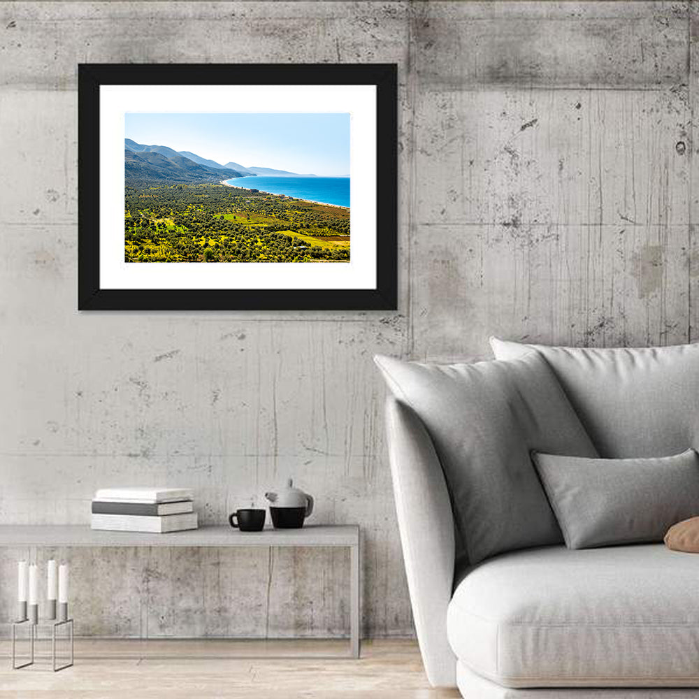 Borsh Coastline, Albania Wall Art