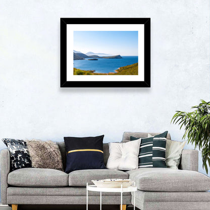 Coastal Cliffs and Lighthouse Bay Wall Art