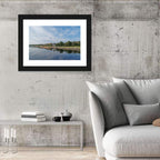 Lake Onega Promenade with Gazebo Wall Art
