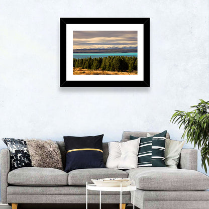 Lake Pukaki Turquoise View Wall Art