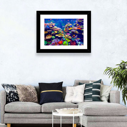 Tropical Coral Reef Aquarium Wall Art