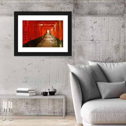 Fushimi Inari Torii Tunnel Wall Art
