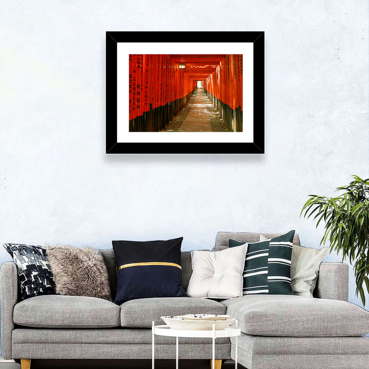 Fushimi Inari Torii Tunnel Wall Art