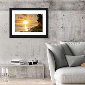 Kaanapali Beach Sunset Wall Art