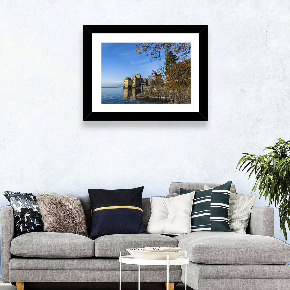 Chillon Castle on Lake Geneva Wall Art