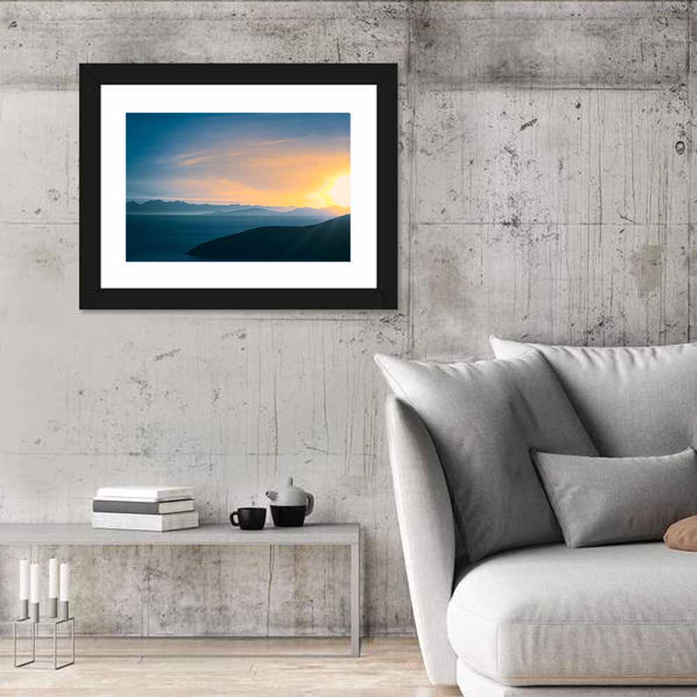 Lake Titicaca Golden Sunrise Wall Art