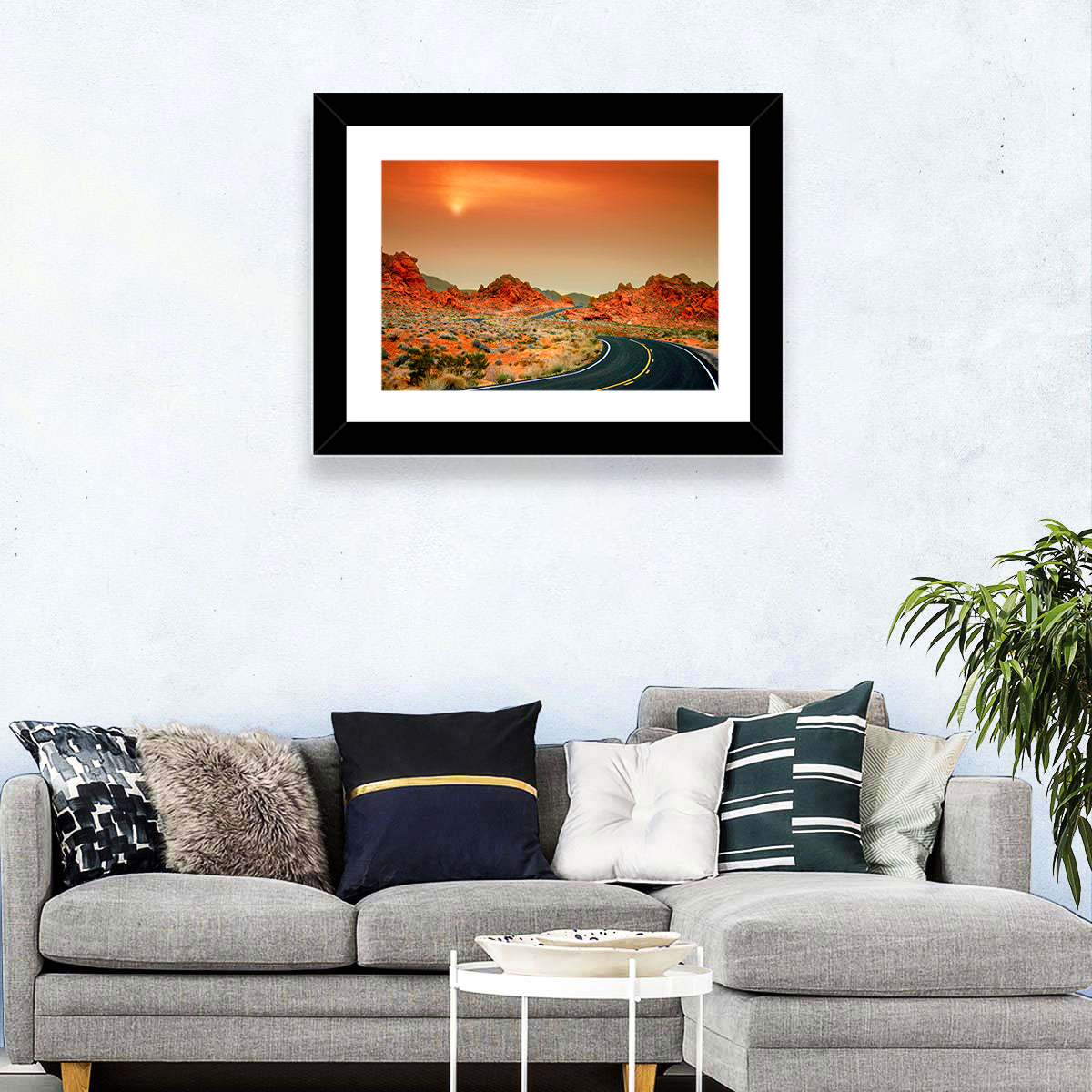 Valley of Fire Winding Road Wall Art